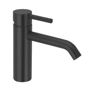 DEEP BLACK Waschtisch-Einlochbatterie M-Size 150mm ohne Ablauf Schwarz matt