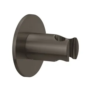 LIVING SPA Konuswandhalter 70 rund Black Steel