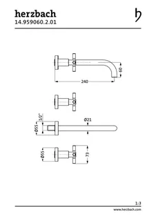 STILO Waschtisch-Brückenbatterie Farbset 240mm Chrom – Bild 2