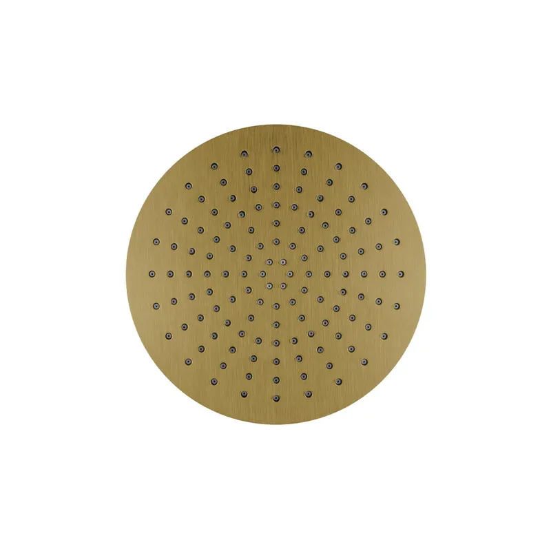 LIVING SPA Regenbrause 200mm Brass Steel