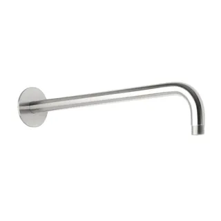 LIVING SPA Wandarm 420mm 70 rund gewinkelt Edelstahl