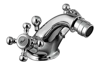 ANAIS Bidet-Einlochbatterie mit Ablauf Chrom