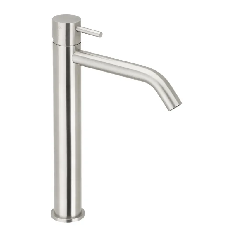 DEEP iX Waschtisch-Einlochbatterie XL-Size 40mm 185mm ohne Ablauf Edelstahl
