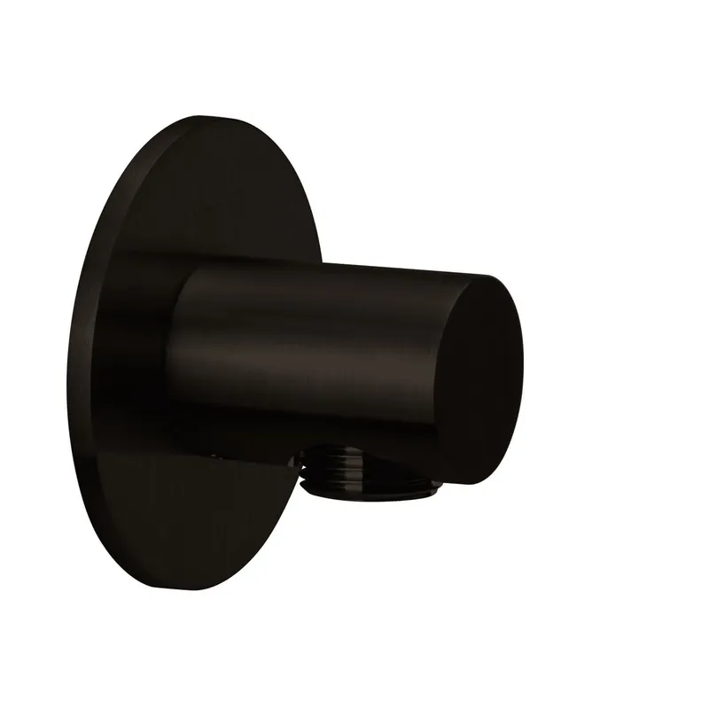 LIVING SPA Anschlussbogen 70 rund Black Steel