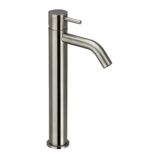 DEEP iX Waschtisch-Einlochbatterie XL-Size 40mm 130mm ohne Ablauf Edelstahl