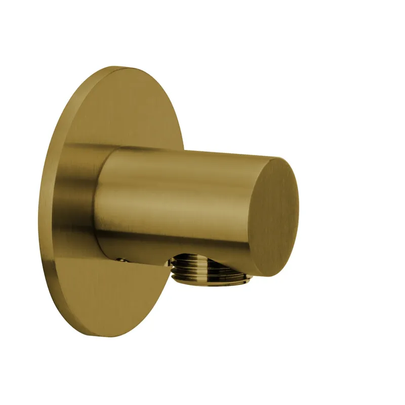 LIVING SPA Anschlussbogen 70 rund Brass Steel