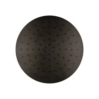 LIVING SPA Regenbrause 250mm Black Steel