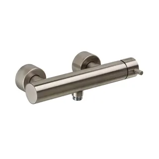 DESIGN iX Brausebatterie Aufputz Edelstahl