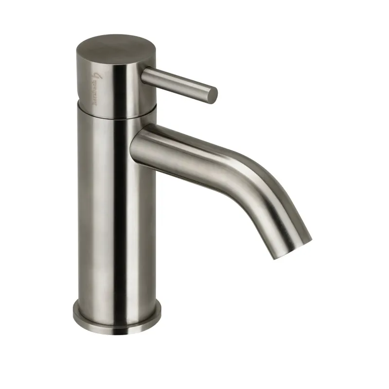 DEEP iX Waschtisch-Einlochbatterie M-Size 45mm ohne Ablauf Edelstahl