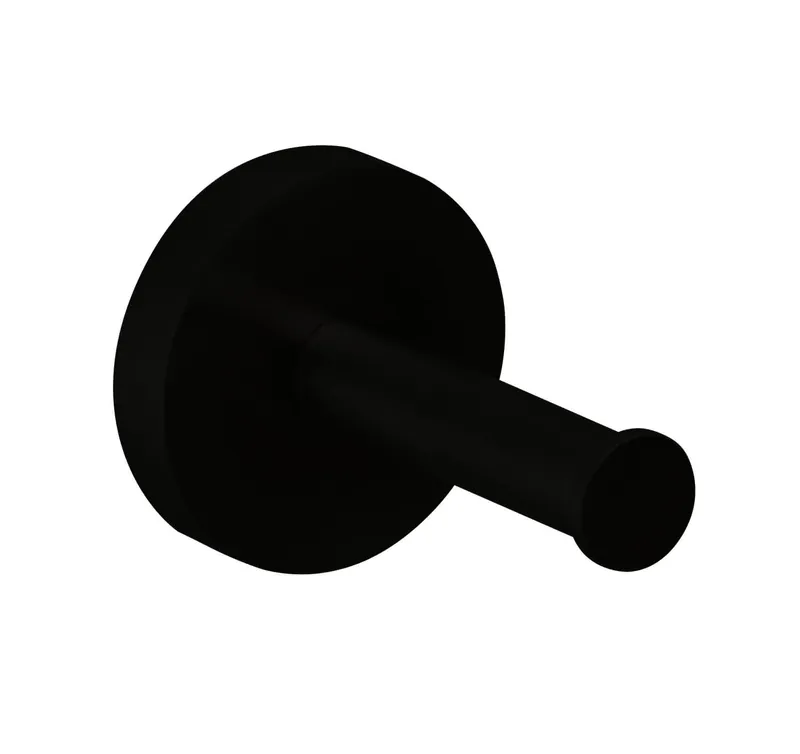 LIVING Handtuchhaken 62mm Schwarz matt