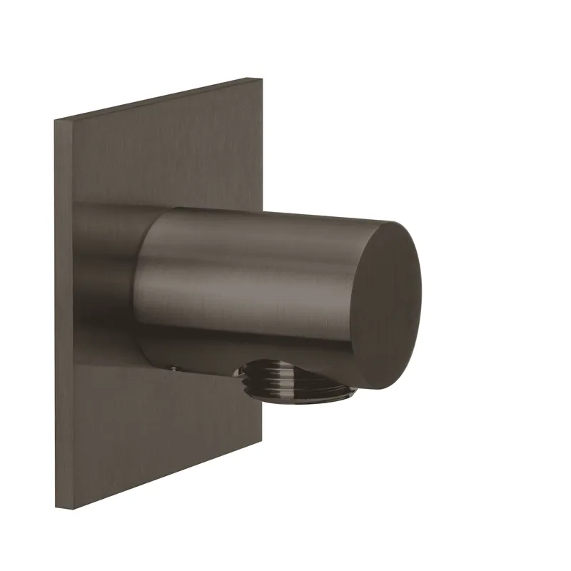LIVING SPA Anschlussbogen 70 eckig Black Steel