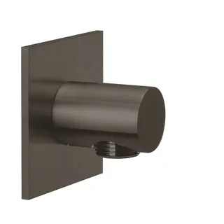 LIVING SPA Anschlussbogen 70 eckig Black Steel – Bild 1