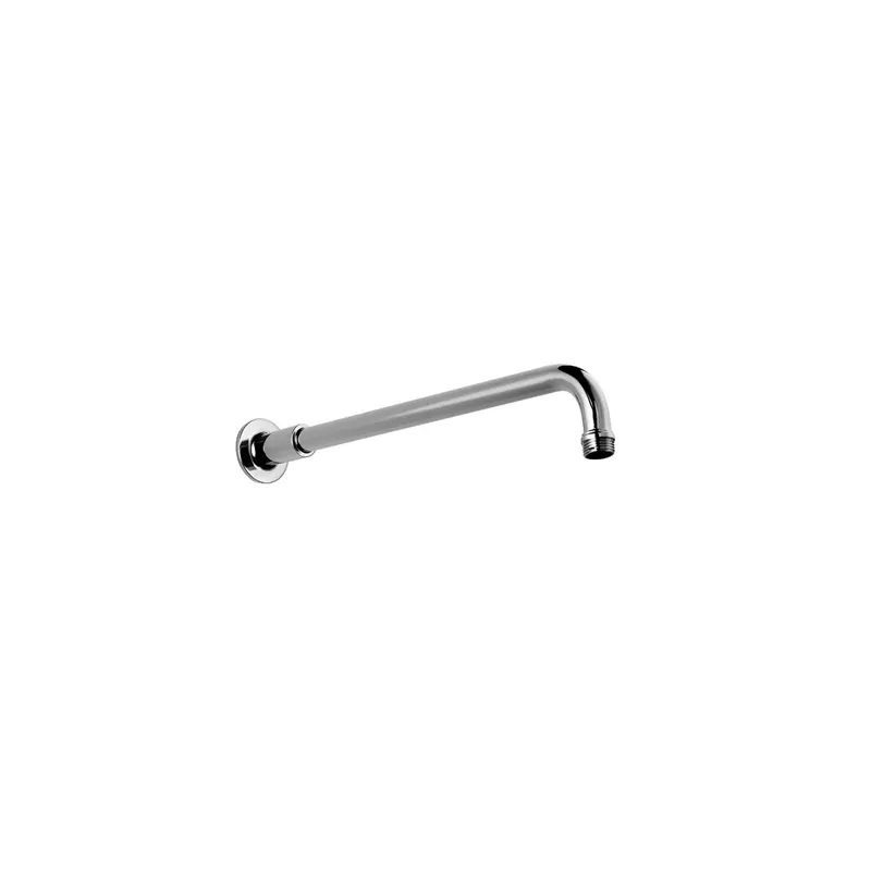 LIVING SPA Retro Wandarm 357mm rund gewinkelt Chrom