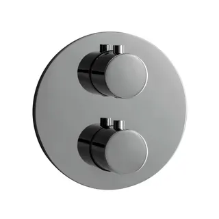 LIVING Thermostat-Farbset 1 Verbraucher rund rund Chrom