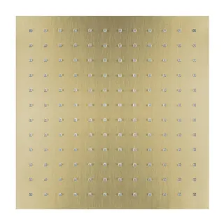 LIVING SPA Regenbrause 300x300mm Brass Steel