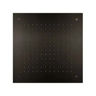 LIVING SPA Deckeneinbau-Regenbrause 380x380mm Black Steel