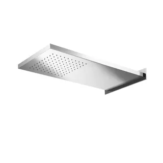 LIVING SPA Wand-Regenbrause 593x270mm gebürstet