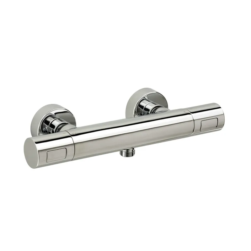 LIVING Thermostat-Brausebatterie Aufputz rund CoolBody Chrom