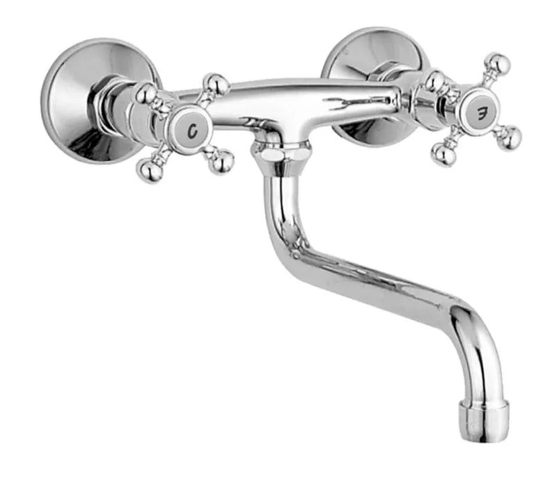 ANAIS Spültisch-Wandarmatur 180mm Chrom
