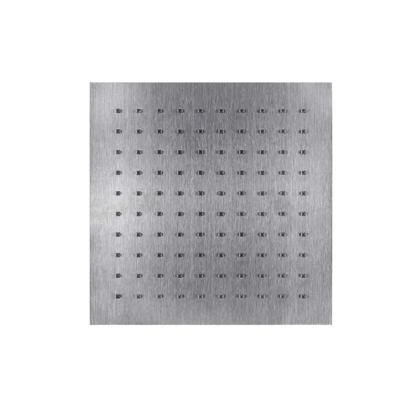 LIVING SPA Regenbrause 250x250mm Edelstahl