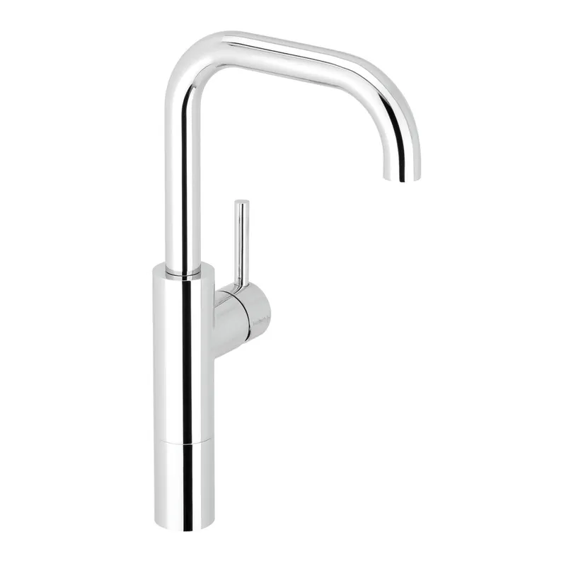 DEEP Waschtisch-Einlochbatterie XL-Size Schaft Griff seitl. ohne Ablauf Chrom