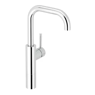 DEEP Waschtisch-Einlochbatterie XL-Size Schaft Griff seitl. ohne Ablauf Chrom
