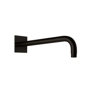 LIVING SPA Wandarm 350mm 70 eckig gewinkelt Black Steel