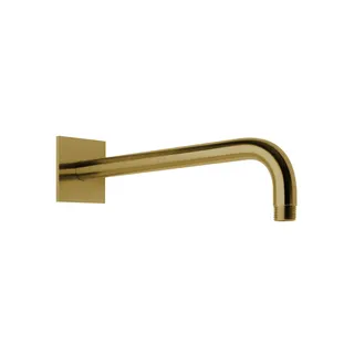 LIVING SPA Wandarm 350mm 70 eckig gewinkelt Brass Steel