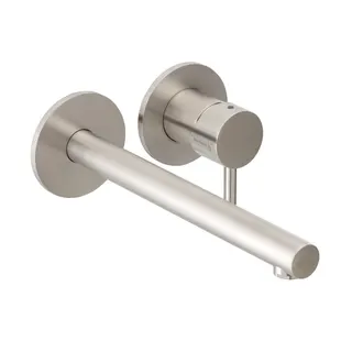 DESIGN iX Waschtisch-Wandbatterie Farbset 240mm Edelstahl