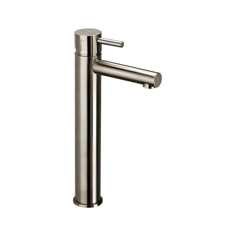 DESIGN iX Waschtisch-Einlochbatterie XL-Size Schaft ohne Ablauf Edelstahl
