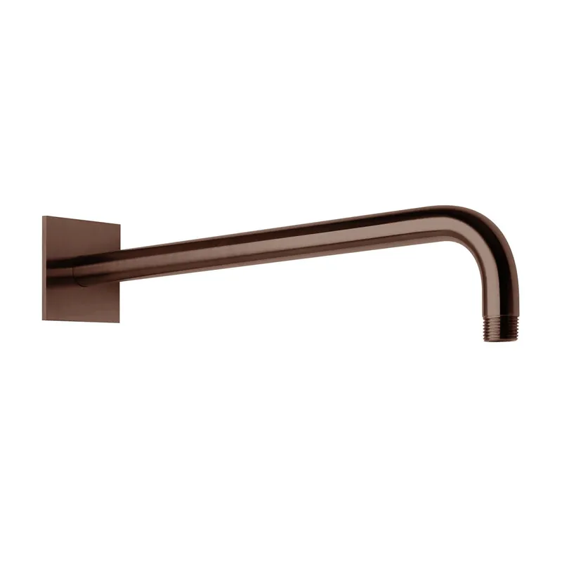 LIVING SPA Wandarm 450mm 70 eckig gewinkelt Copper Steel