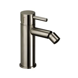 DESIGN iX Bidet-Einlochbatterie mit Ablauf Edelstahl