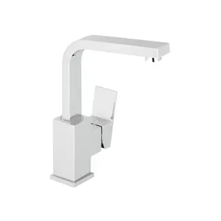 NEO CASTELL Waschtisch-Einlochbatterie L-Size Griff seitl. mit Ablauf Chrom