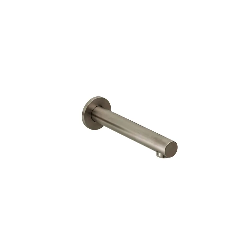 DESIGN iX Wandauslauf 160mm rund gerade Edelstahl