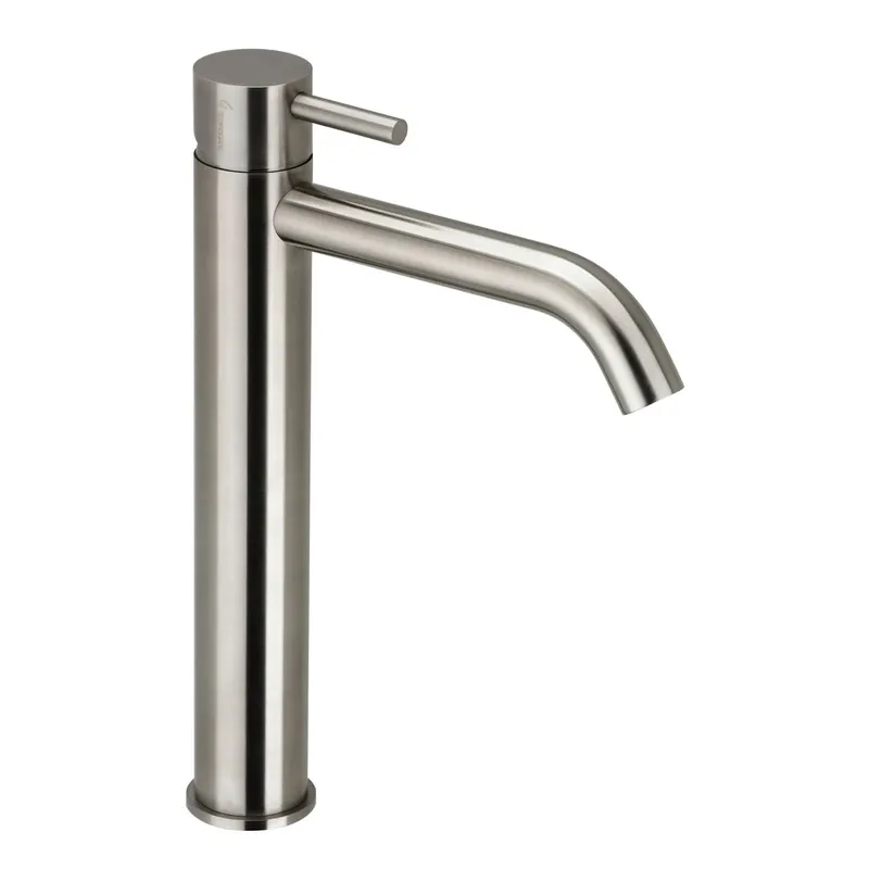 DEEP iX Waschtisch-Einlochbatterie XL-Size 45mm ohne Ablauf Edelstahl