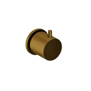 DESIGN iX PVD Ventil 2-/3-Wegeumst. Farbset Brass Steel