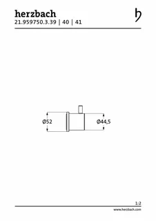 DESIGN iX PVD Ventil 2-/3-Wegeumst. Farbset Brass Steel – Bild 2