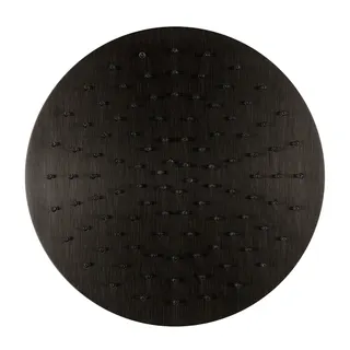 LIVING SPA Regenbrause 300mm Black Steel