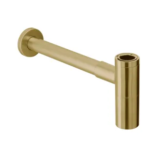 LIVING Geruchsverschluss rund Brass Steel