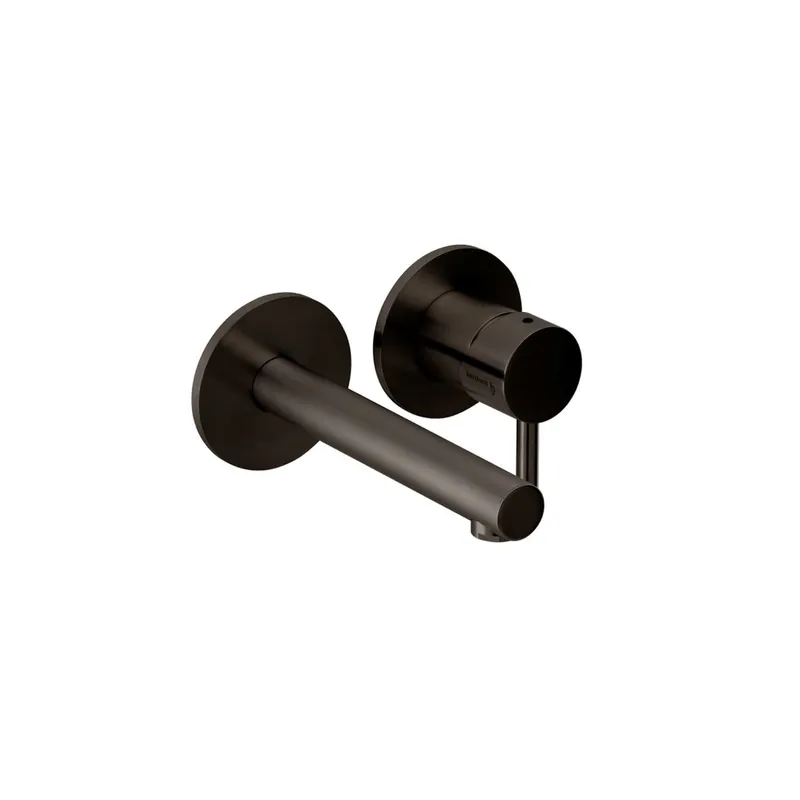DESIGN iX PVD Waschtisch-Wandbatterie Farbset 160mm Black Steel