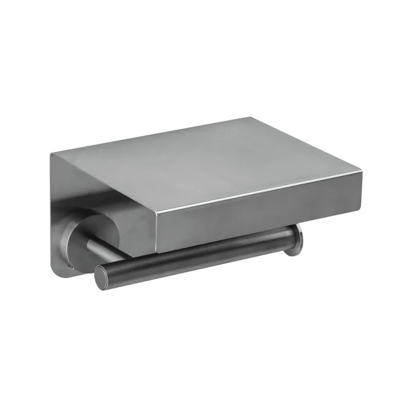 LIVING Papierrollenhalter mit Deckel Edelstahl
