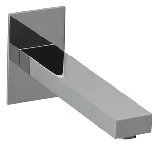 NEO CASTELL Wandauslauf 207mm eckig gerade Chrom – Bild 1