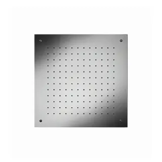 LIVING SPA Deckeneinbau-Regenbrause 500x500mm poliert