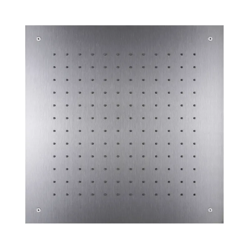 LIVING SPA Deckeneinbau-Regenbrause 500x500mm gebürstet