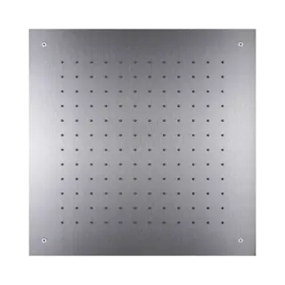 LIVING SPA Deckeneinbau-Regenbrause 500x500mm gebürstet