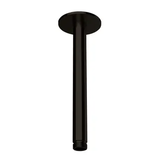 LIVING SPA Deckenarm 200mm 70 rund Black Steel