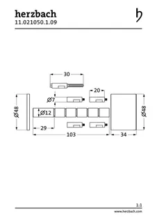LOGIC XL Vario Verlängerung Umsteller 40mm kürzbar – Bild 2