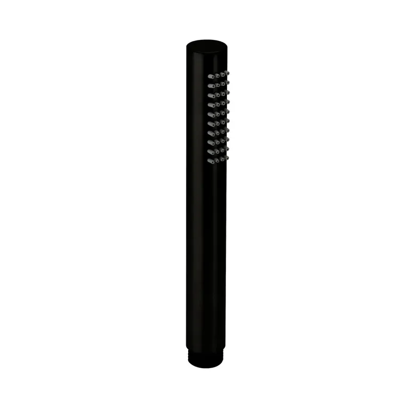 LIVING SPA Stabhandbrause rund Black Steel
