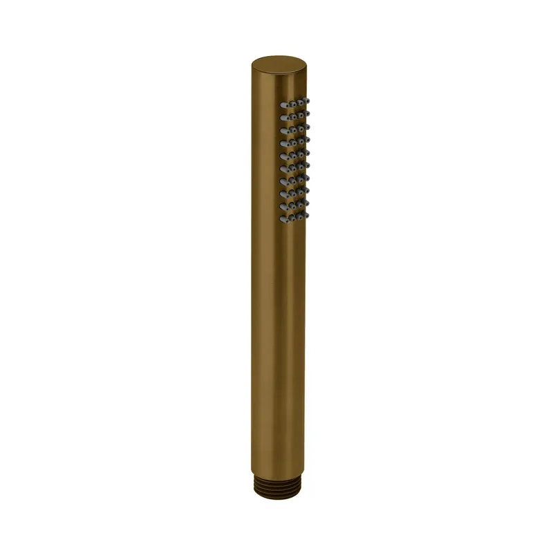 LIVING SPA Stabhandbrause rund Brass Steel