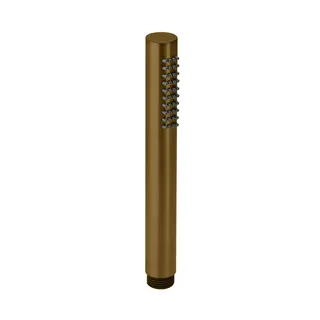 LIVING SPA Stabhandbrause rund Brass Steel